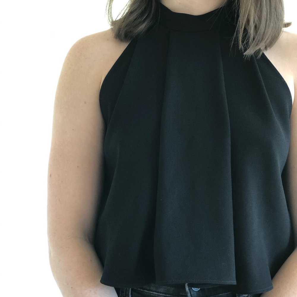 Black Sleeveless Blouse from Zara